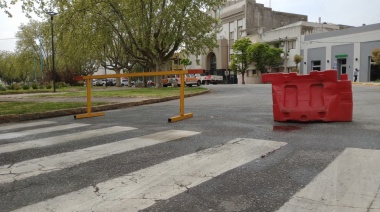 Se preparan los festejos y la calle 56 ya está cortada para armar el escenario mayor