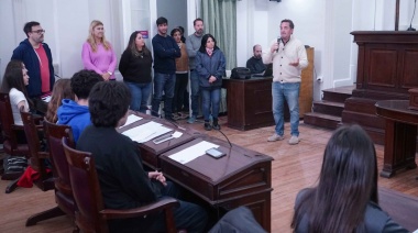 El Concejo Deliberante recibió la instancia distrital del Parlamento Juvenil del Mercosur