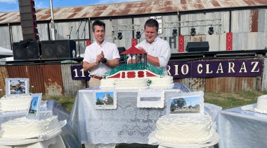 Claraz celebró sus 115 años y hubo un sentido homenaje a la memoria de José García