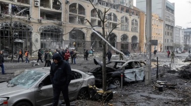 La Embajada Argentina en Kiev sufrió daños tras un bombardeo ruso con misiles