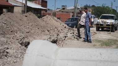 Comenzó a ejecutarse una importante red de desagüe en Barrio Norte