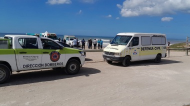 Se realiza una búsqueda intensiva de una persona que ingresó al mar y no pudo salir