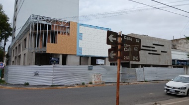 Avanza la construcción de locales y oficinas en una tradicional esquina del centro