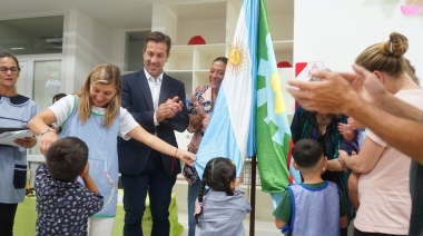 Arturo Rojas inauguró las actividades del Jardín Nº 911 con críticas al Gobierno nacional