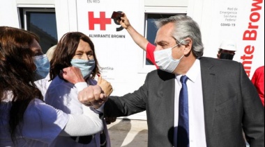 Alberto Fernández a los trabajadores de la salud: "Cuentan con mi admiración y mi respeto"