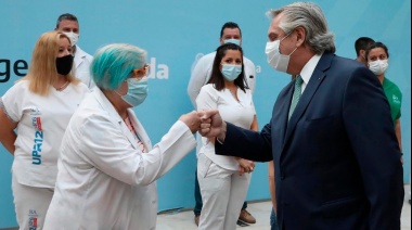 El Gobierno pagará un bono a los trabajadores de la salud durante tres meses