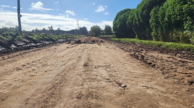 El EMSUR avanza con trabajos de mejora y entoscado en Quequén