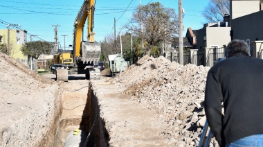 Comienzan a hacerse palpables los pluviales que cambiarán la vida del Barrio Parque