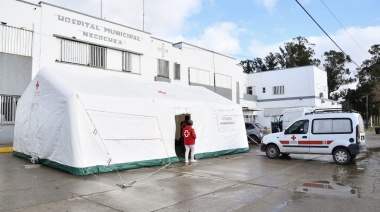 “El propósito de la carpa es que sea la primera recepción para los vecinos que asisten al hospital”