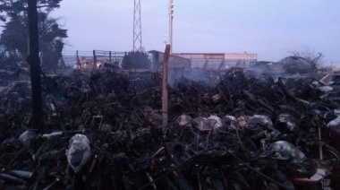 Se incendio el predio de Transito, el 70% de los vehículos se vieron afectados por las llamas