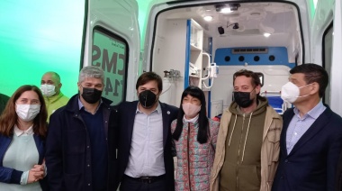 El gobierno provincial entregó una ambulancia para el Hospital modular