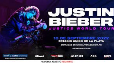 Justin Bieber volverá a la Argentina durante el Justice World Tour