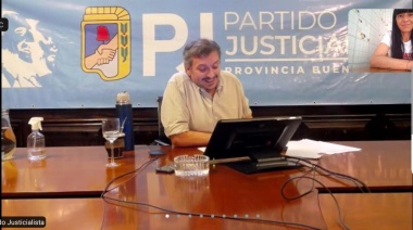 Andrea Cáceres tuvo su primera reunión del PJ provincial con Máximo Kirchner como presidente
