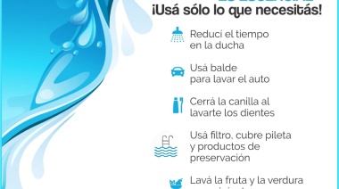 La Municipalidad de Balcarce realiza una campaña de concientizacion sobre le uso racional del agua