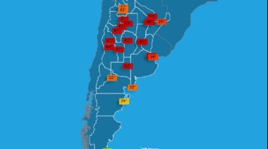 Cinco provincias en alerta roja por temperaturas extremas