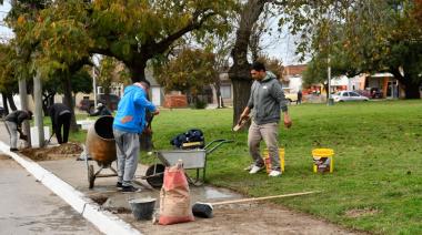 Intensifican tareas de recuperación de espacios públicos en la plaza “Isabel La Católica”