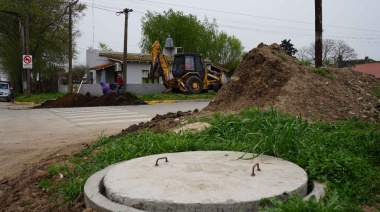 Extienden cloacas en Estación Quequén por convenio entre vecinos y municipio