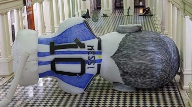 Palpitando el partido, instalarán inflable gigante de Messi en el Obelisco