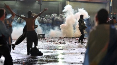 Un muerto, heridos, saqueos, detenidos y un hecho insólito que interrumpió la caravana
