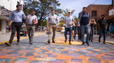 Arturo Rojas presentó oficialmente la intervención callejera en la Peatonal 83