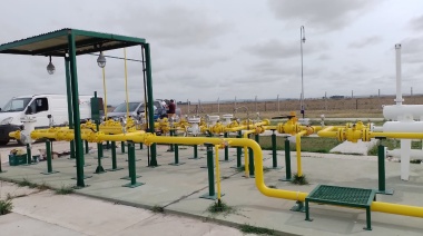 Última prueba de hermeticidad y resistencia para que Claraz tenga su red de gas
