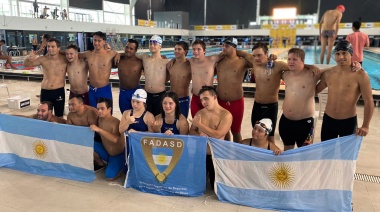 Améndola y Maletti brillaron en el Open Internacional de Natación Paralímpica