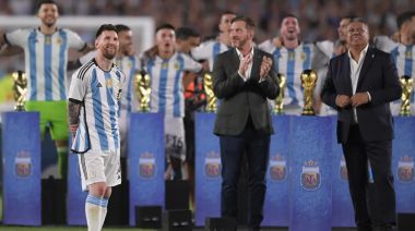 "Disfrutemos esto, no sabemos cuánto va a pasar para que vuelva a suceder", Messi habló al Monumental