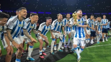 Argentina le hizo 7 a Curazao y festejó con el pueblo de Santiago del Estero