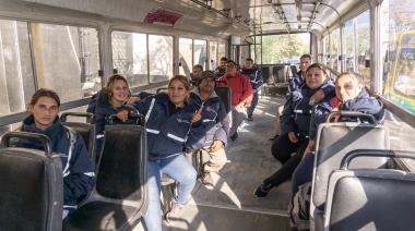 Los trabajadores agradecieron al Intendente por no tener que "ir arriba de un camión"
