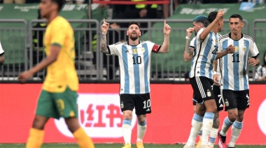 Con pasajes de muy buen fútbol, Argentina le ganó 2 a 0 a Australia