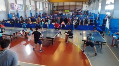 El Polideportivo fue sede de una fecha de la Liga Provincial de Tenis de Mesa
