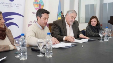 Rojas y la UNMdP firmaron convenio para fundar el Centro de Extensión en Necochea