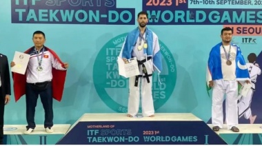 En la casa del Taekwon-Do, un necochense es nuevo campeón mundial