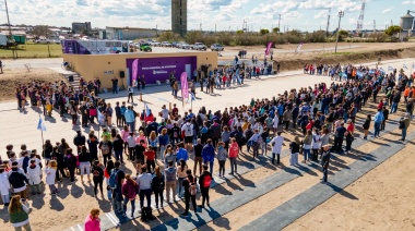 En un día histórico para el deporte, Arturo Rojas inauguró la Pista de Atletismo Municipal