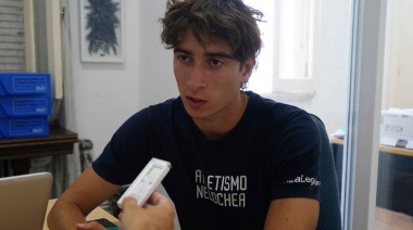 Santino Marchetti participó en el Meeting de Rosario con los mejores atletas del país