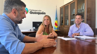 El Intendente visitó la Delegación de Quequén para planificar el año junto a su nueva titular