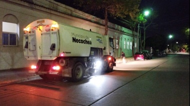 En el inicio de la época otoñal se intensifican los operativos nocturnos de barrido