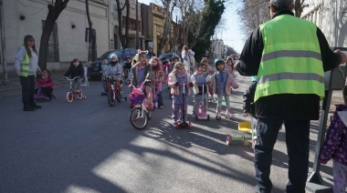 Las jornadas de Educación Vial llegaron al Jardín de Infantes Nº 916