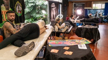 Se realizó la quinta edición del festival de tatuadores en Necochea