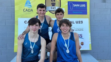 Medallas de bronce individual y plata por equipos para Santino Marchetti en el Argentino