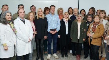 Se presentó la obra civil para la instalación del tomógrafo en el Hospital