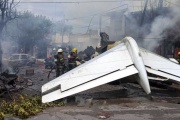 Dos muertos por el choque de un avión privado en el aeropuerto de San Fernando