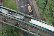 Choque de trenes en CABA: 60 pasajeros heridos, dos de ellos graves