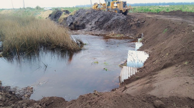 Finalizó el reacondicionamiento del puente que cruza el canal Los Ángeles II