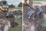 Se resolvieron este mes cientos de reclamos de agua y cloacas y se sigue con el mantenimiento diario