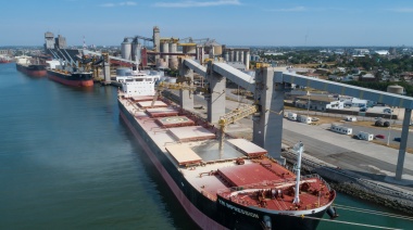 314 buques durante el 2021 para un año record en Puerto Quequen