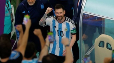 Los necochenses que Messi eligió para festejar el triunfo contra México
