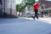 El municipio construyó rampas accesibles como muestra de la remodelación del microcentro