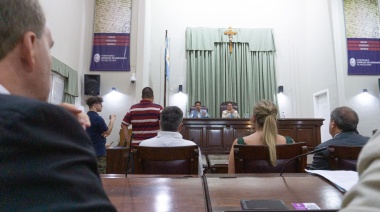 Además de enumerar obras, el Intendente brindó un discurso potente y repleto de anuncios
