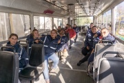 Los trabajadores agradecieron al Intendente por no tener que "ir arriba de un camión"